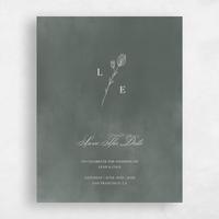 Green Wedding Save the Date - Dubuque Stamp