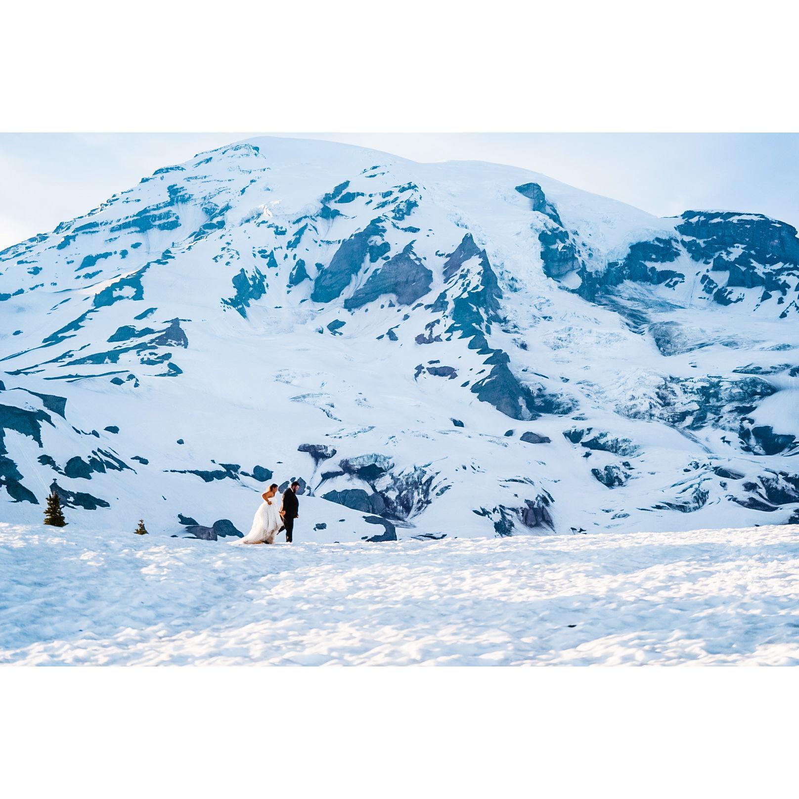 Tahoma is a sacred mountain to us, it's the sight of many of our dates and where we eloped! 