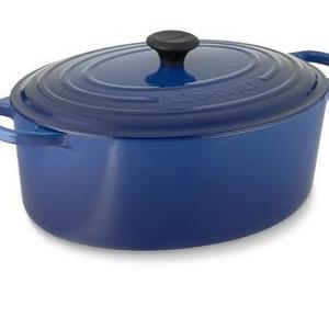 Le Creuset Signature Oval Dutch Oven, 9 1/2-Qt., Lapis