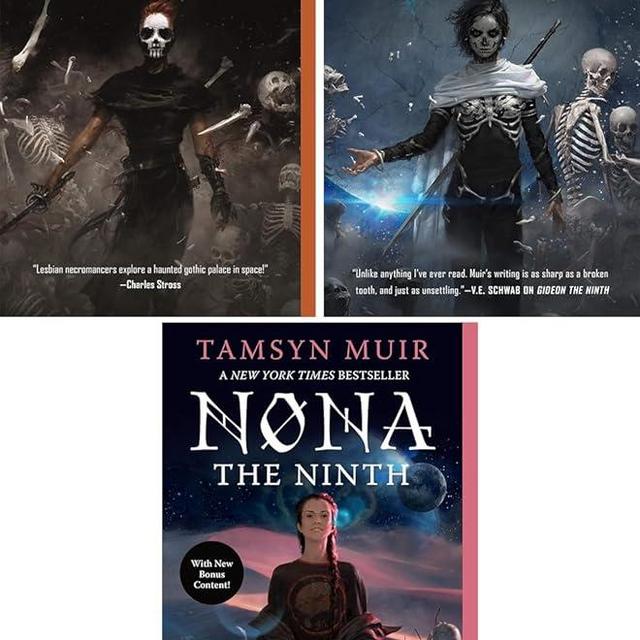 The Locked Tomb Series, Harrow the Ninth, Gideon the Ninth and Nona the Ninth, Set of 3 Books