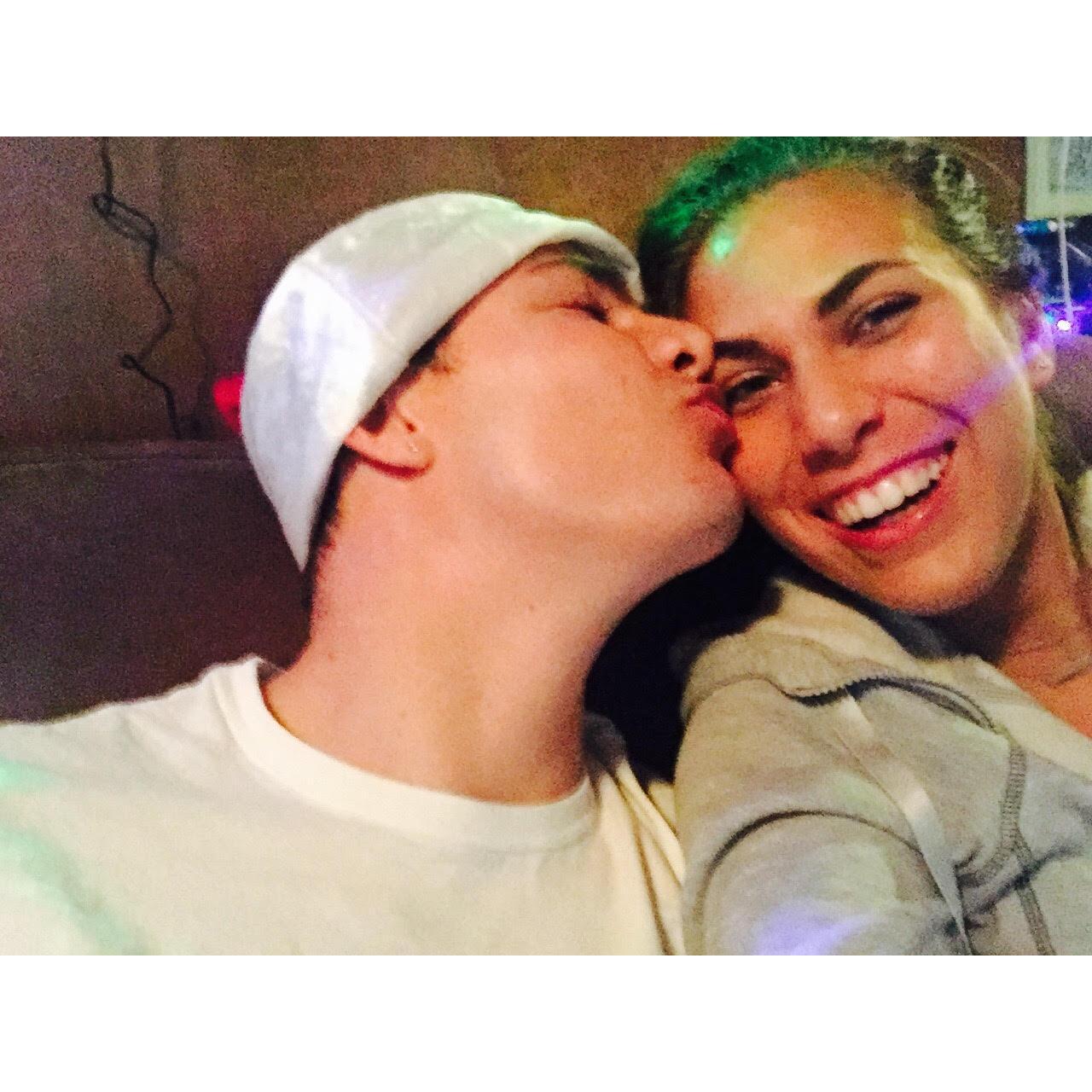 Our first Christmas together.
December 2015