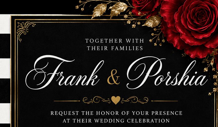 The Wedding Website of Porshia Johnson and Frank Cyrus