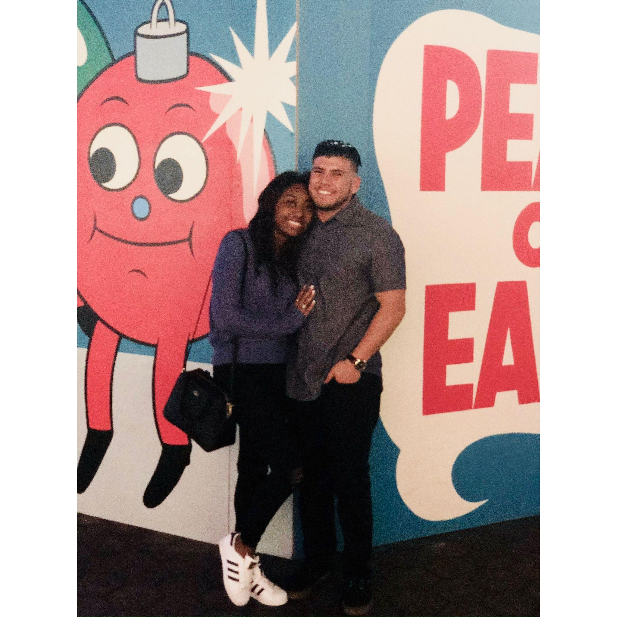 Our first date!
