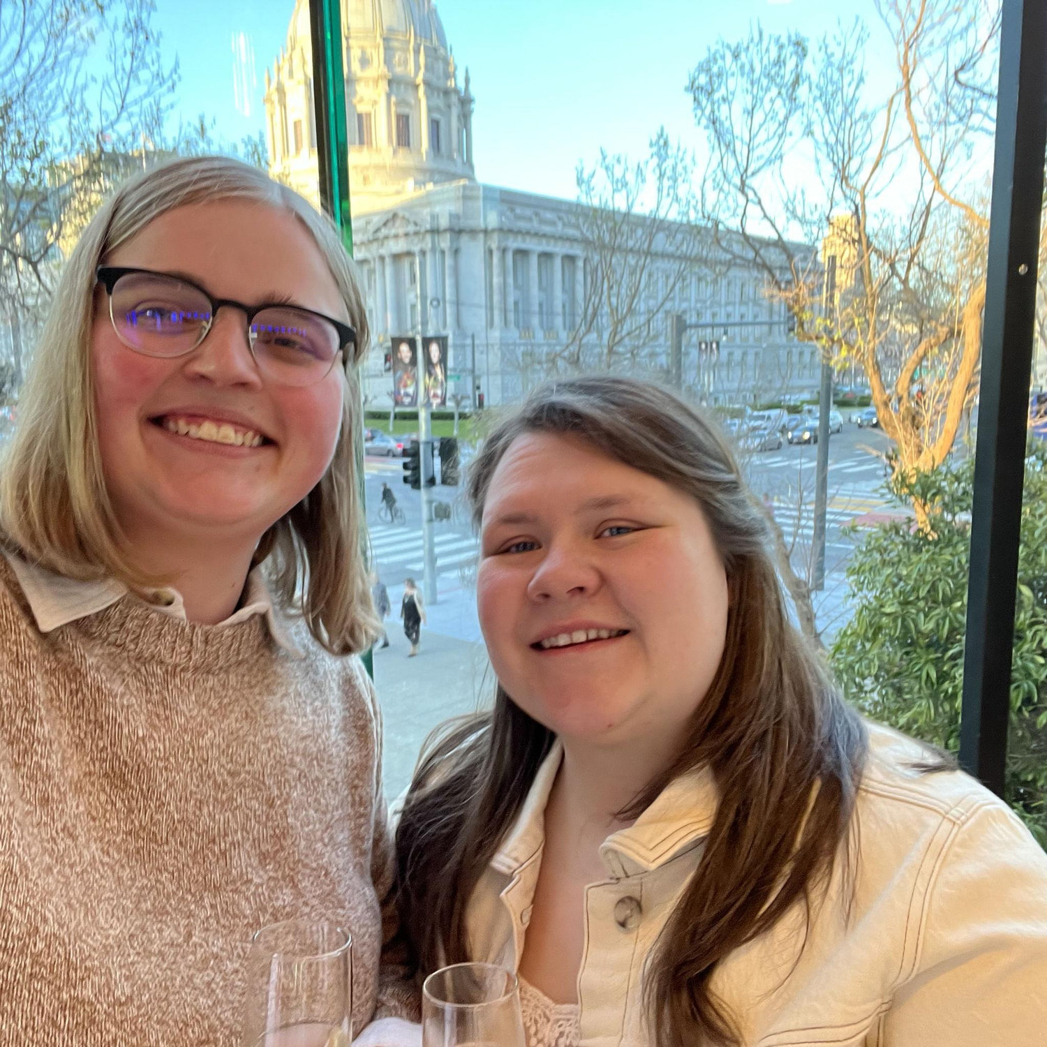 Occasionally the couple travels to the big city! On this occasion, they went to San Francisco to watch the Symphony.