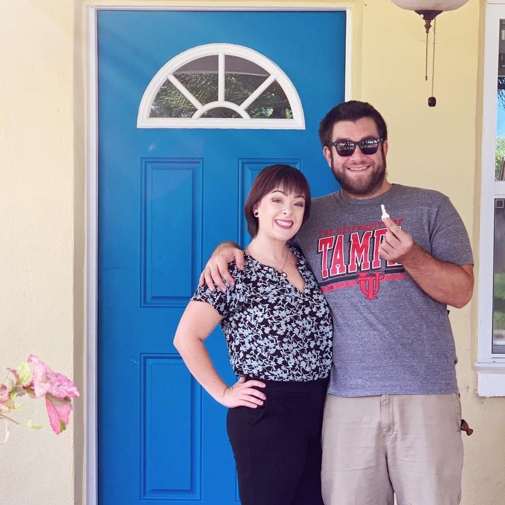 When we bought our first home!