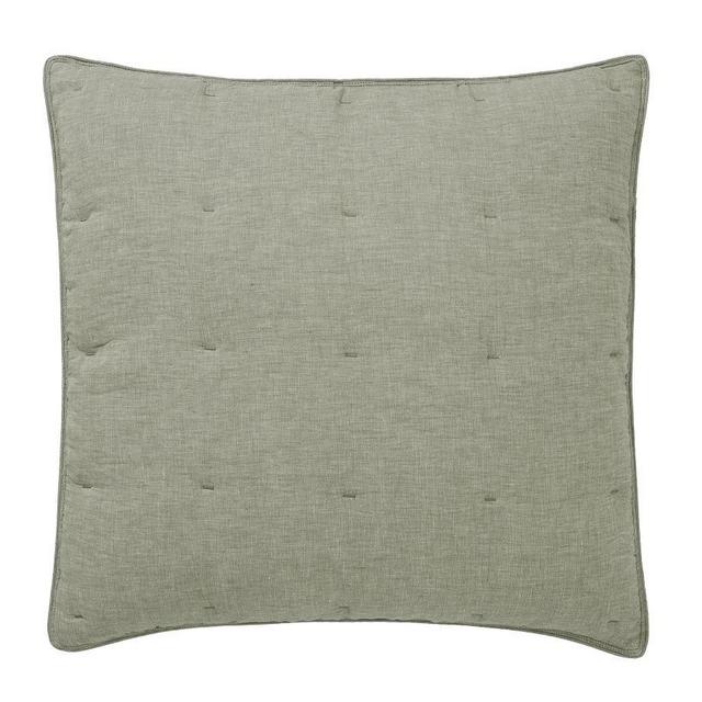 Loden Belgian Flax Linen Comforter Sham, Euro