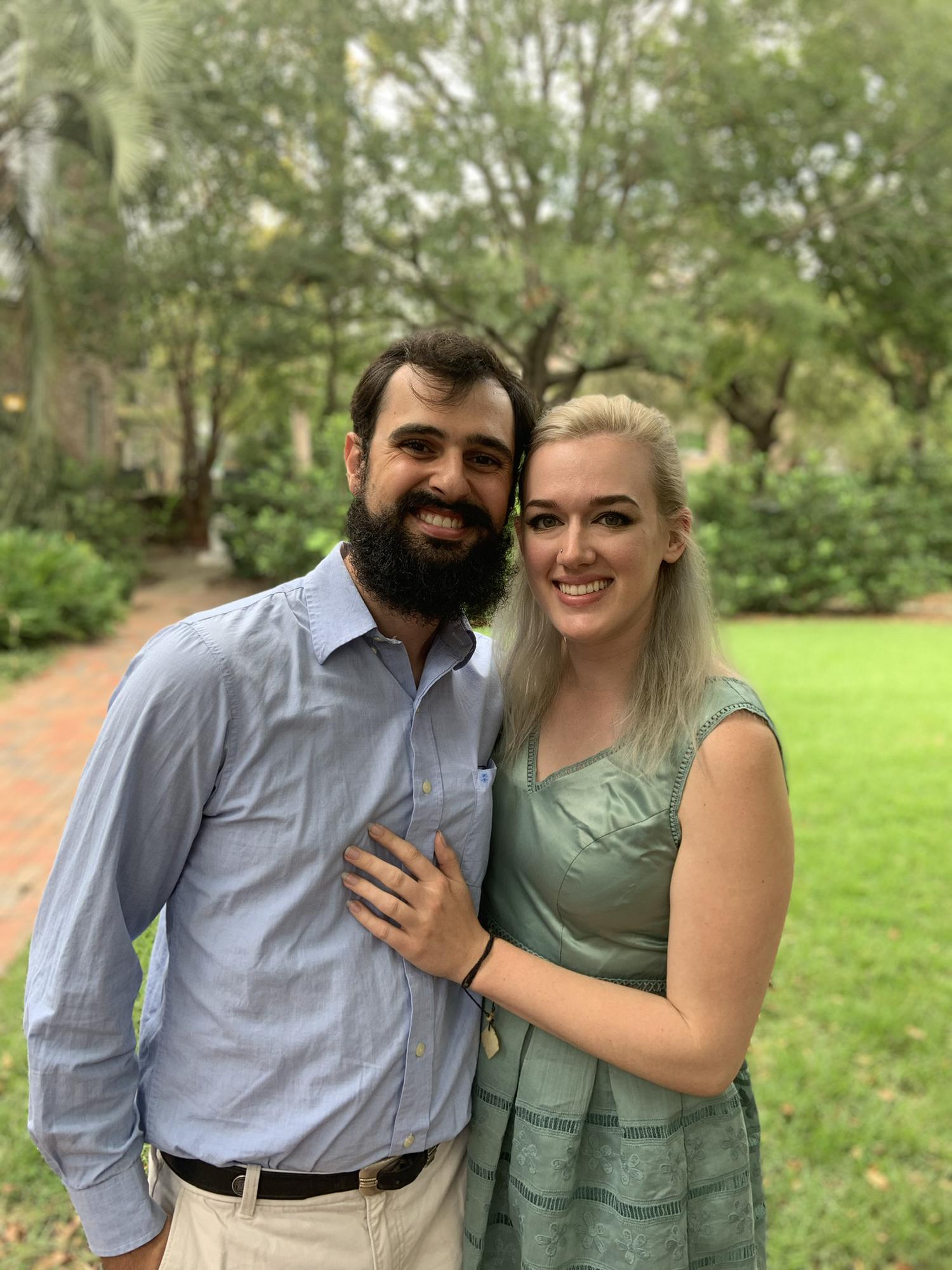 Attending a wedding together in SC