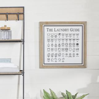 Farmhouse Laundry Guide Wall Decor