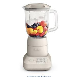 bella 10 Speed Countertop Blender, Juicer & Smoothie Maker, Fits-anywhere™ Kitchenware, Slim Flip & Store Design, Dishwasher Safe 48oz Capacity Pitcher & Lid, Stainless Steel Blade, 450 Watt, Oatmilk