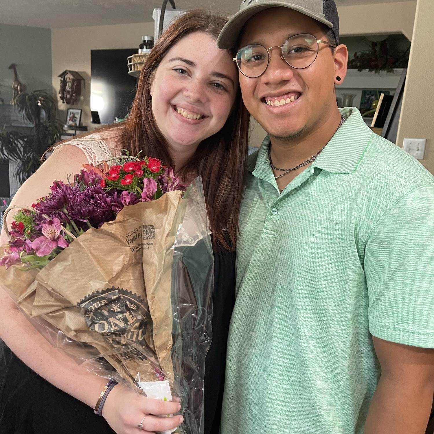 First set of flowers!