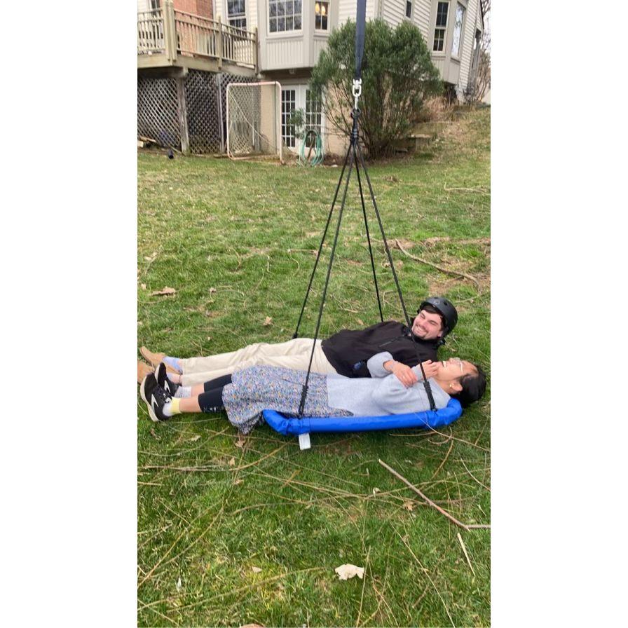 When we broke the swing