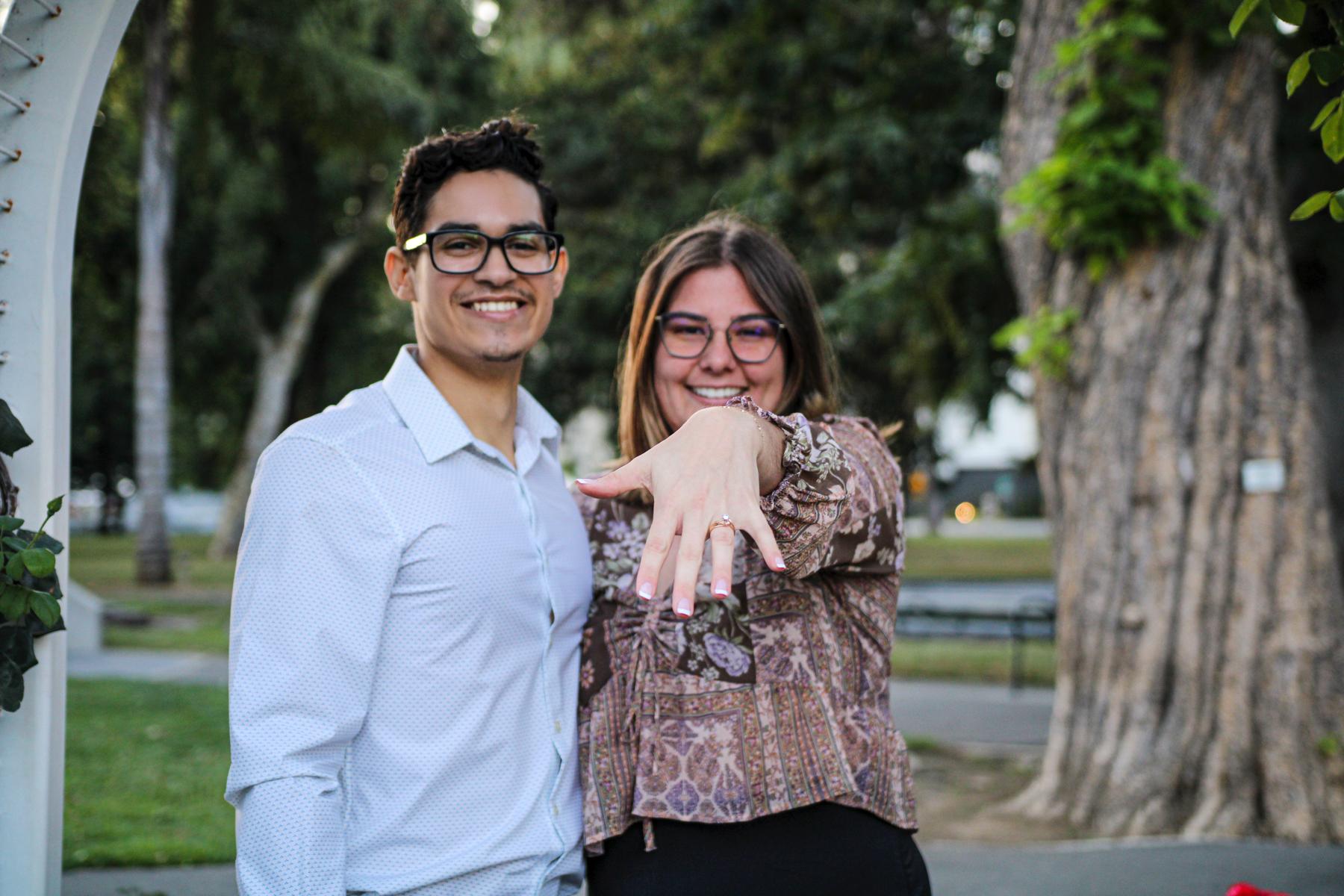 Surprise engagement at the Capitol Rose Garden~July 2, 2022