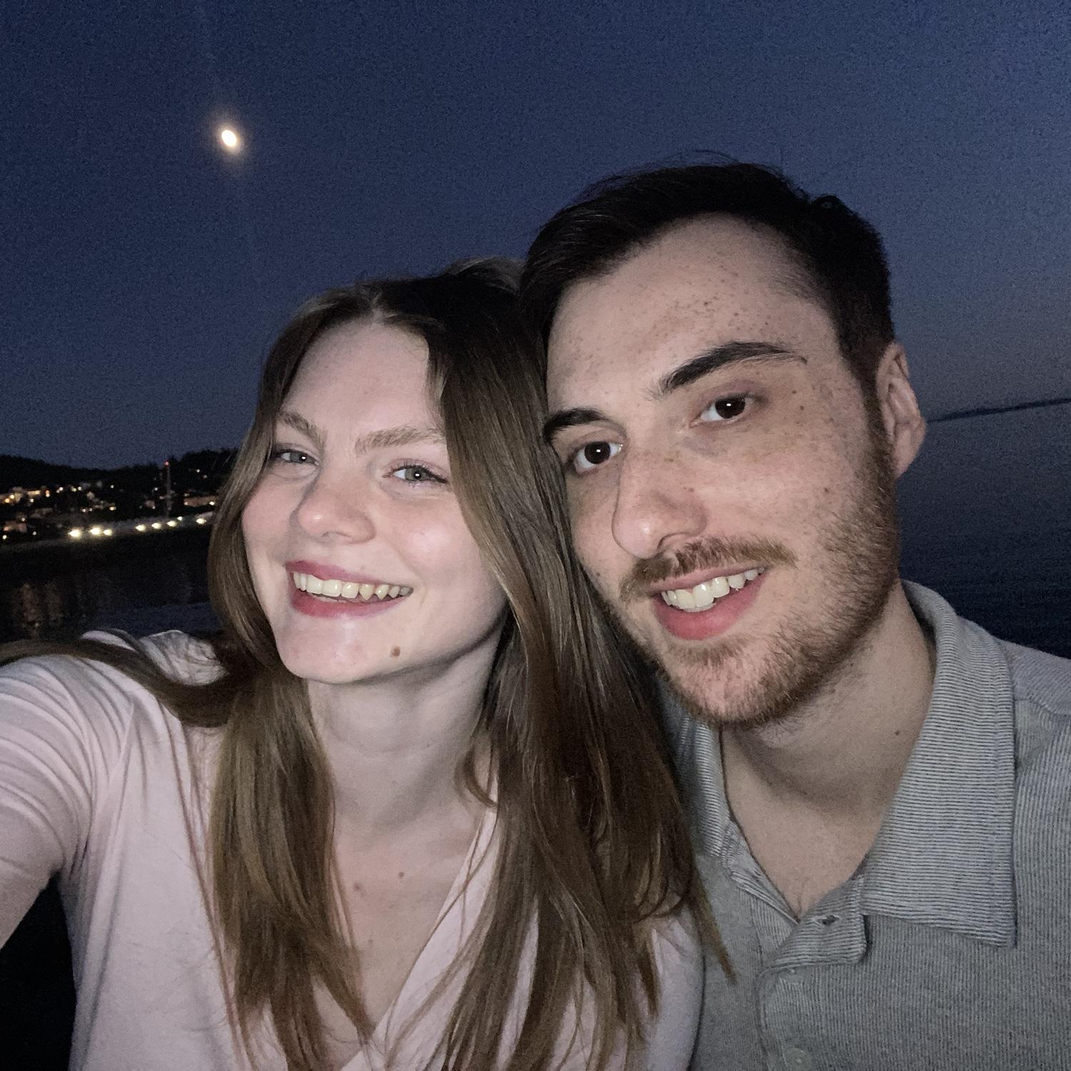 After seeing "Who's Line Is It Anyway?" with family, we had a little date night walking by the water and had finished the night with some fruity pebbles ice cream!