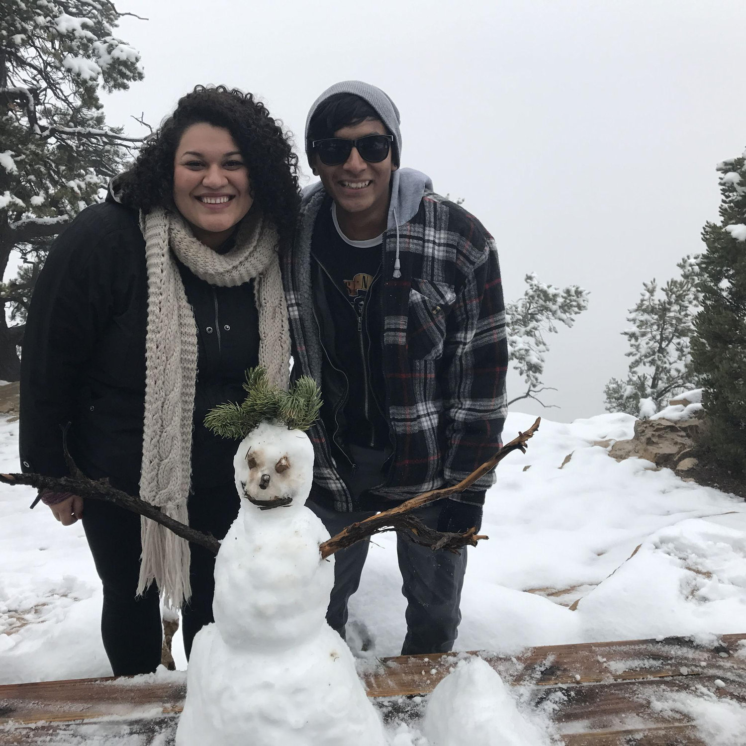 Carlos, the snowman!