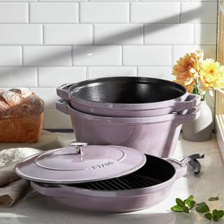 Cast Iron Stackable 4-Piece Cookware Set