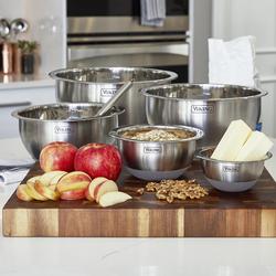 Viking, 10-Piece Stainless Steel Mixing Bowl Set | Zola