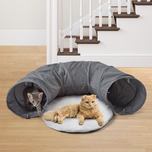 Pawslife™ Cat Tunnel Bed in Grey