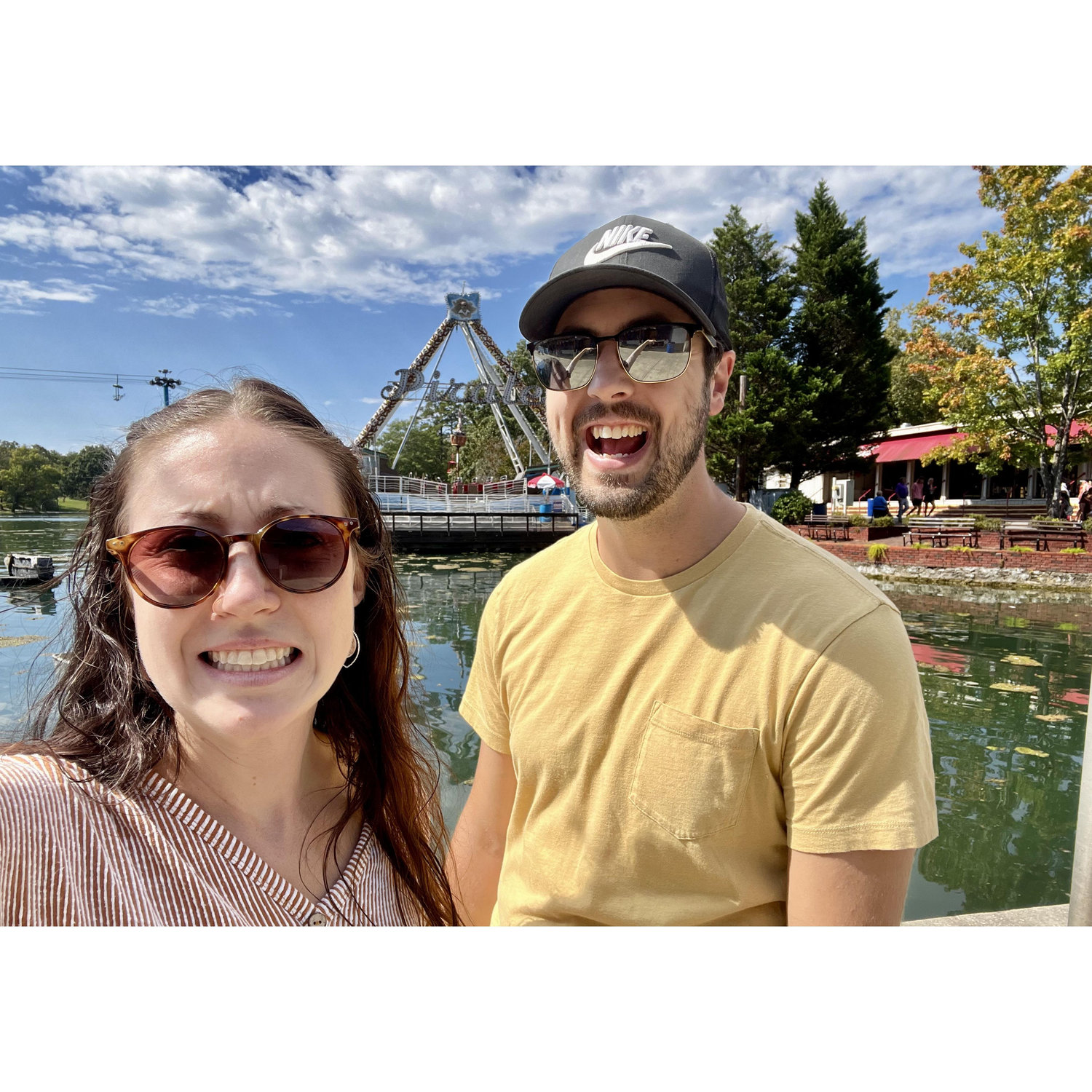 Destiny was not a fan of the fast-moving rides at Lake Winnie.