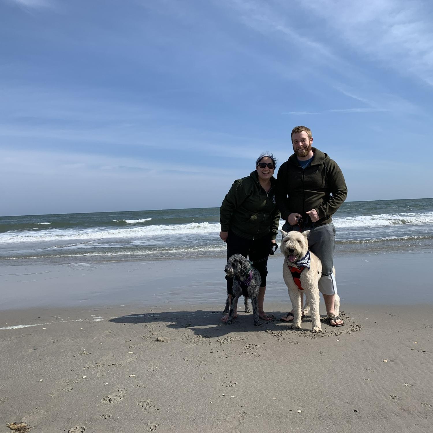 Beach day with bear 2020