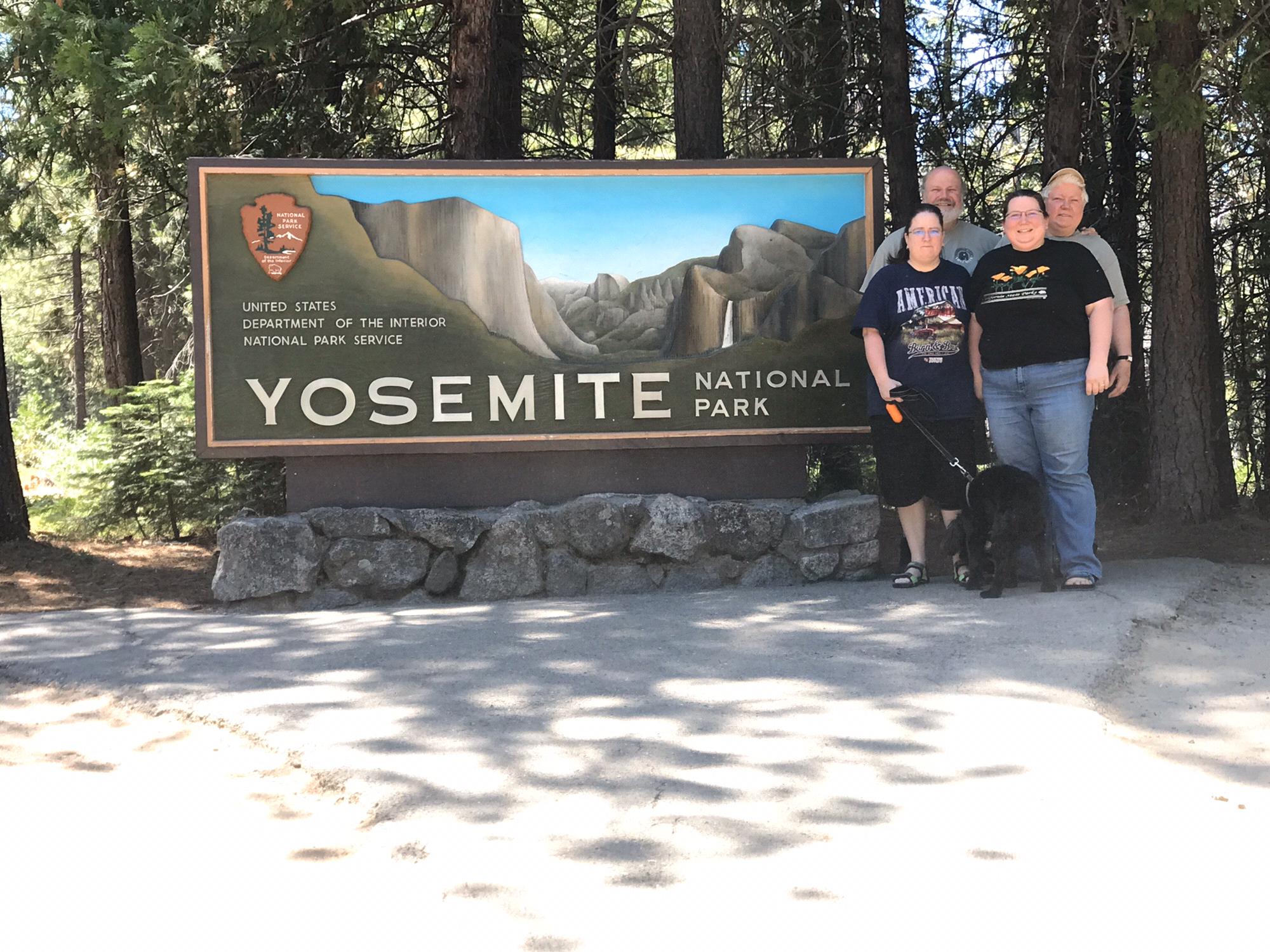 Visiting Yosemite National Park with Sara’s parents