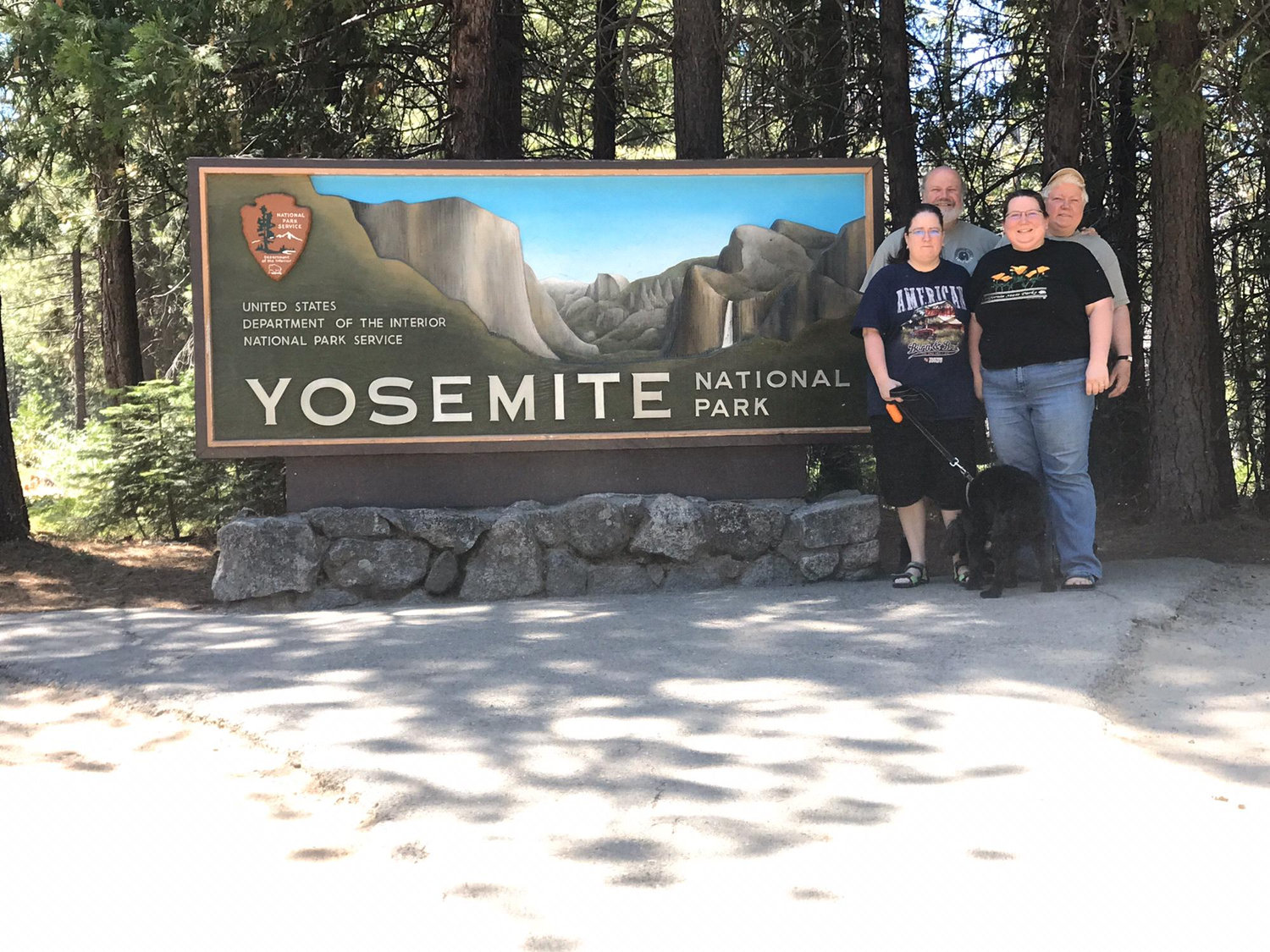 Visiting Yosemite National Park with Sara’s parents
