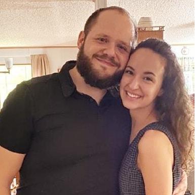 The day I first met his parents...his sweet Mama insisted she take a picture of us together!