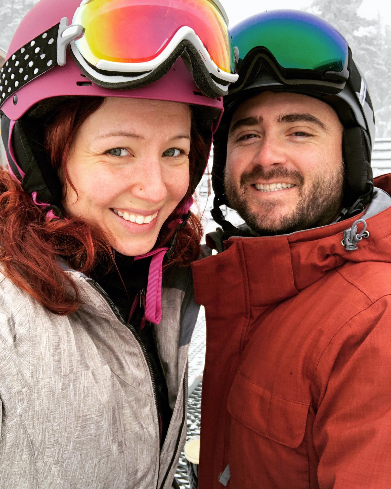 Fun Fact: Kyle taught Meghan how to Ski!