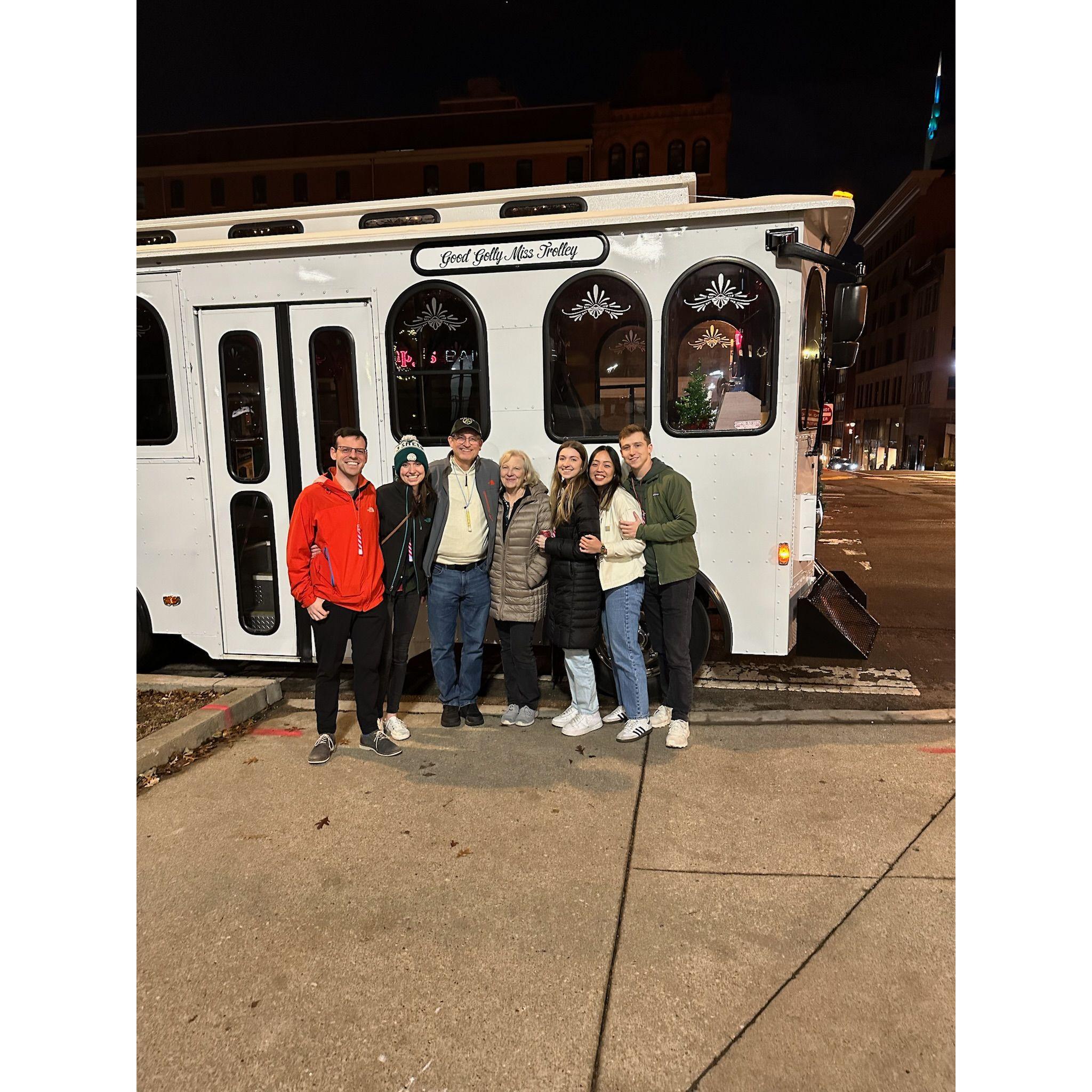 Trip with Alex's family in Nashville!