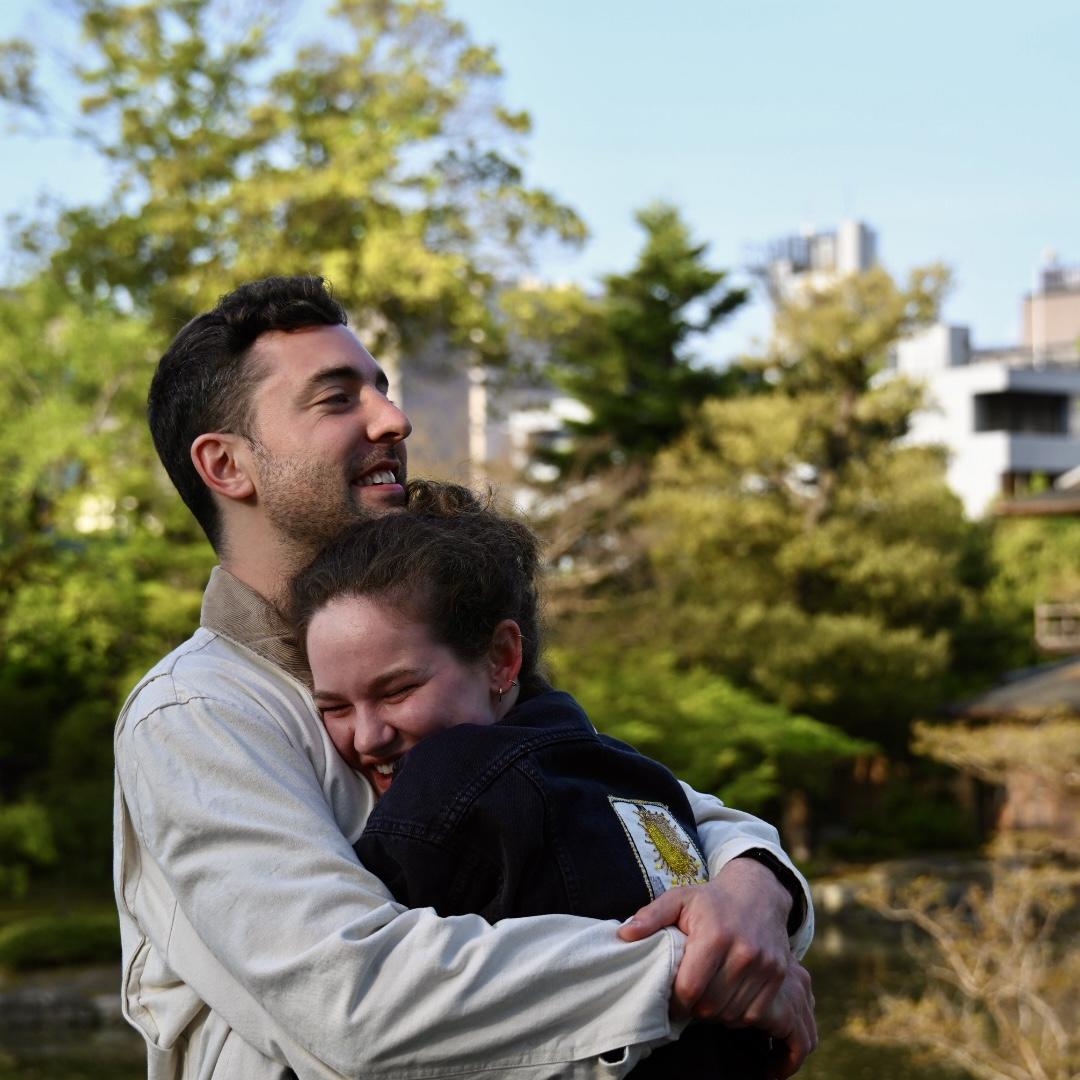 Michael proposed in Kyoto!