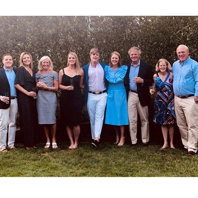 Family engagement celebration - plenty of champagne involved!