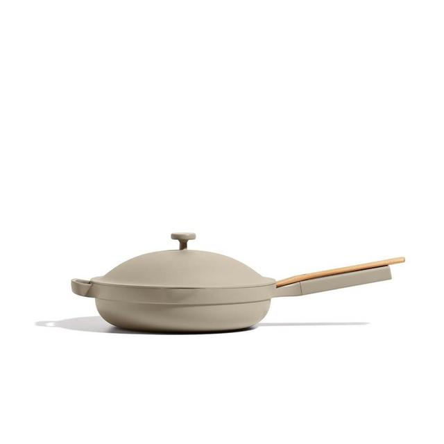 Our Place Always Pan - Large 12.5-Inch Nonstick, Toxin-Free Ceramic Cookware | Versatile Frying Pan, Skillet, Saute Pan | Stay-Cool Handle | Oven Safe | Lightweight Aluminum Body | Steam