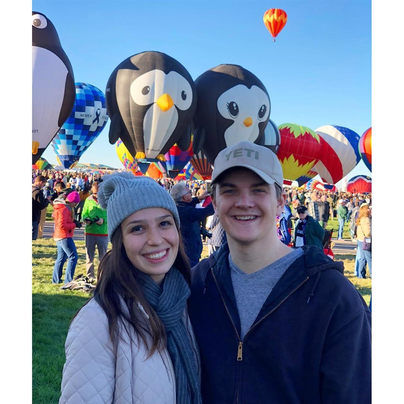 First Balloon Fiesta trip together