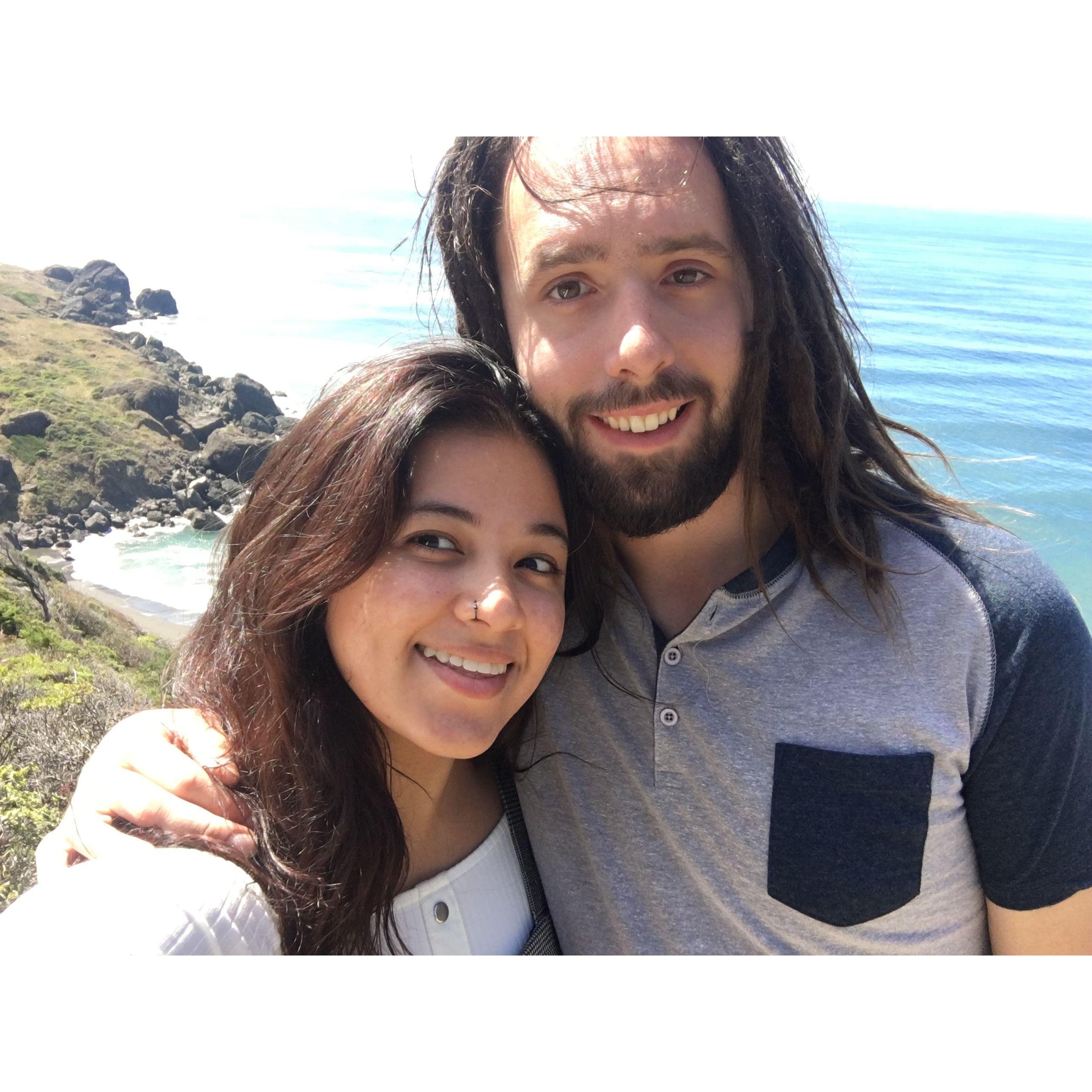 Kenzee and Tyler in Gold Beach, OR, September 2019