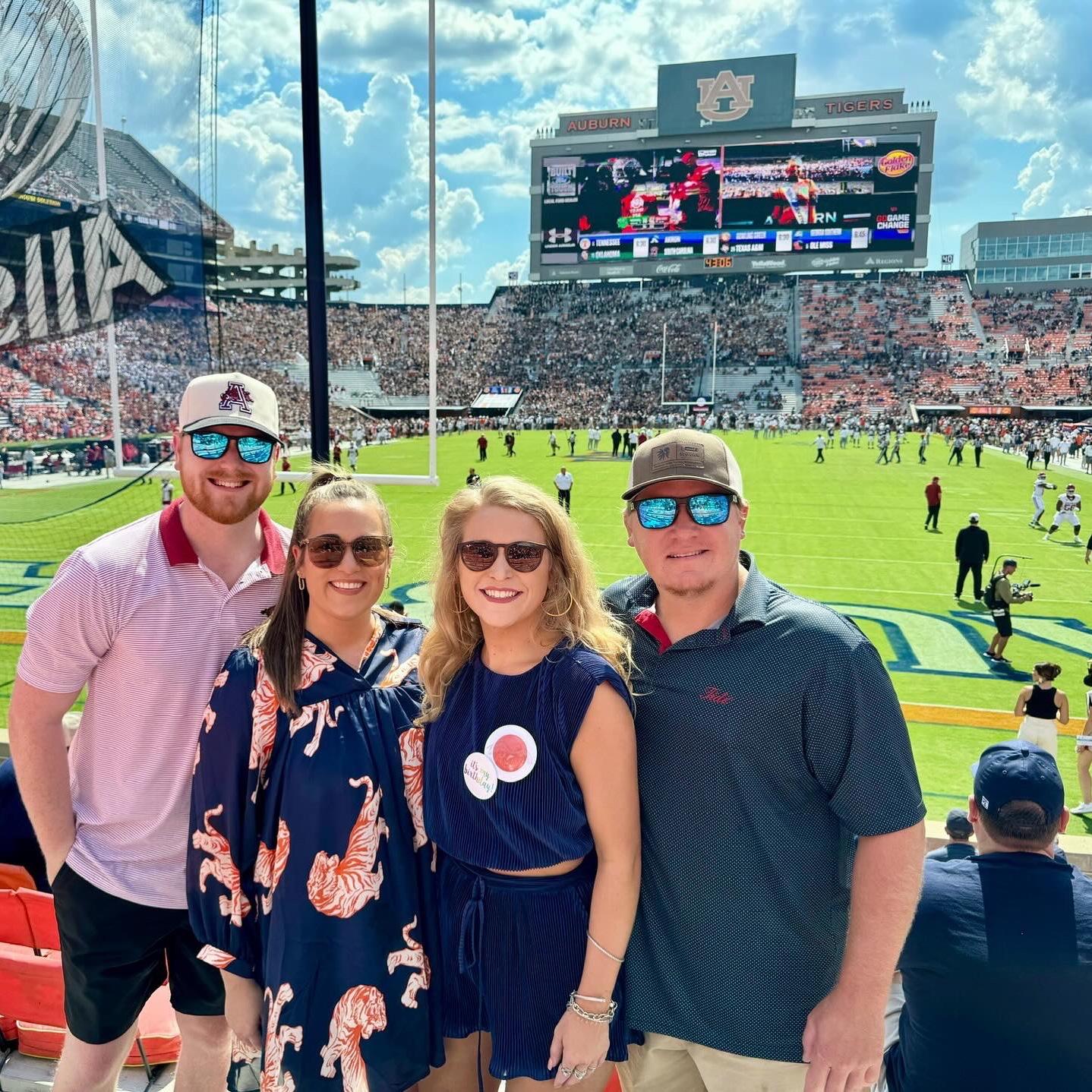 Dillon was sooo sweet and went to an Auburn game. The hottest September game ever!!