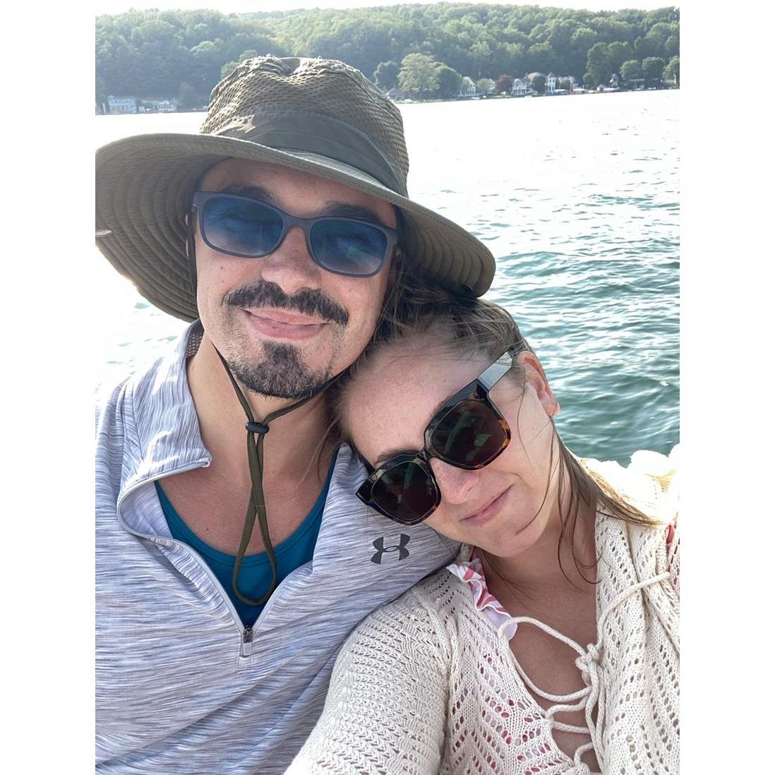 A boat is our happy place.