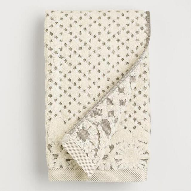 Lattice Sculpted Hand Towel