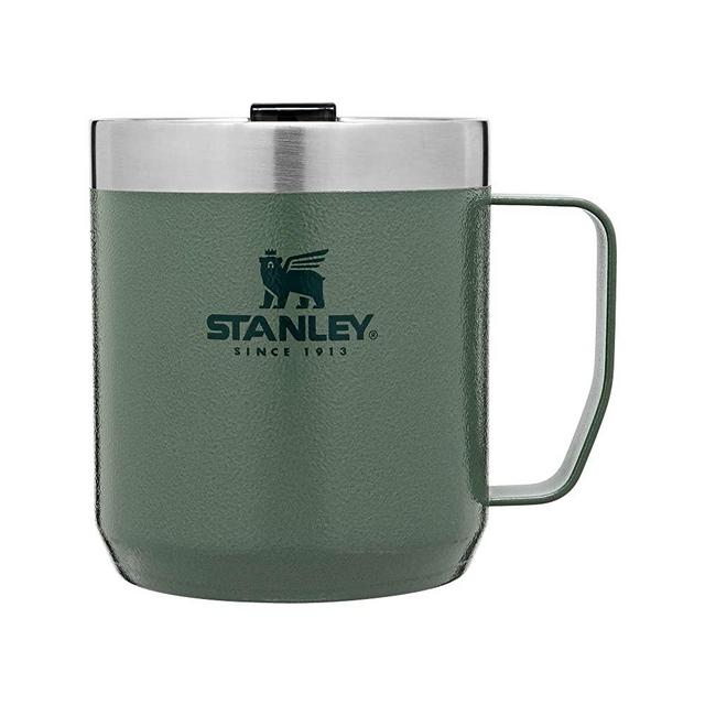 Stanley Legendary Camp Mug, 12oz, Stainless Steel Vacuum Insulated Coffee Mug with Drink-Thru Lid