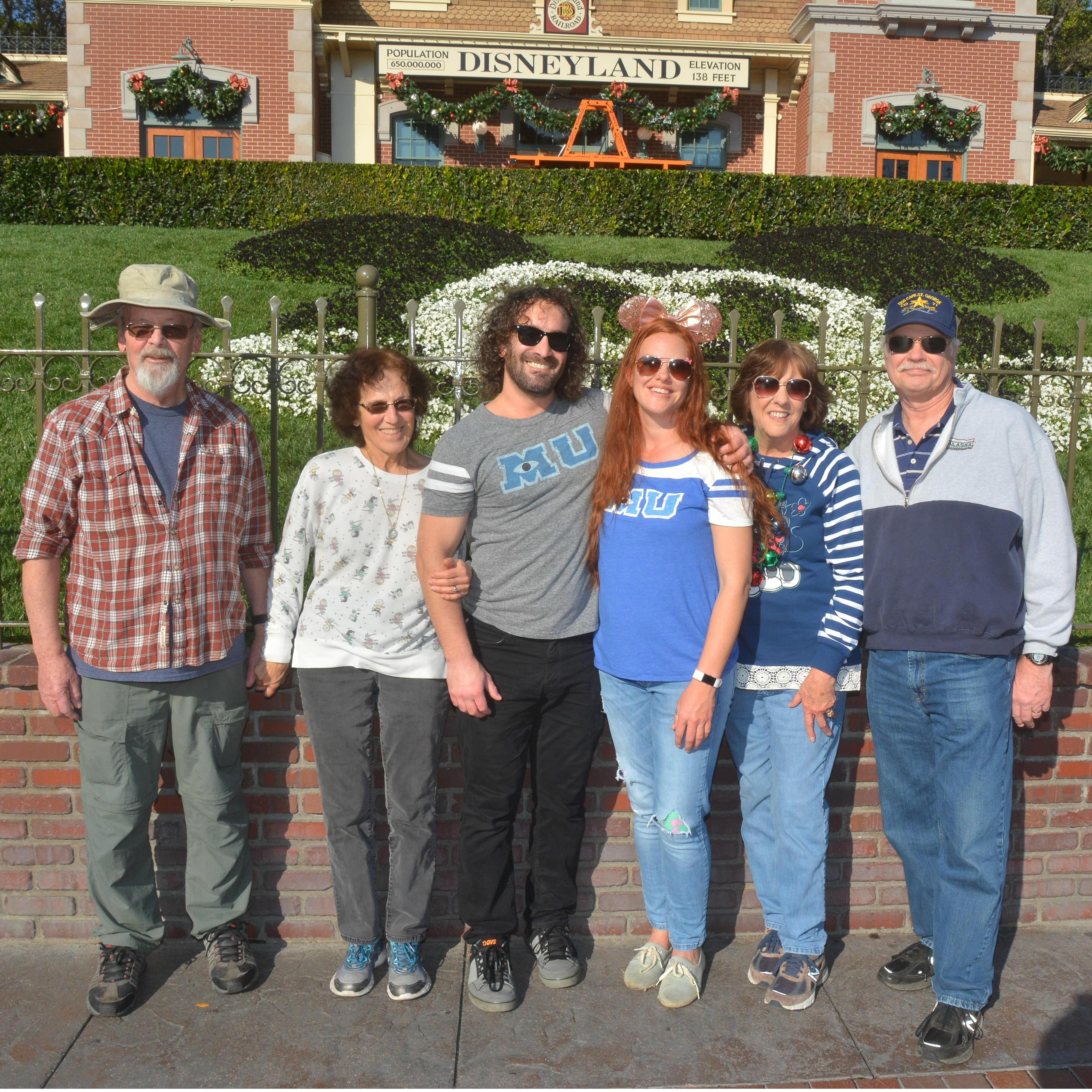We took the parents in December 2018 to Disneyland!