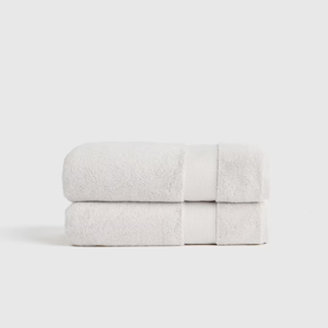 Turkish Ultra Luxe Plush Bath Towel (Set of 2) (Silver)