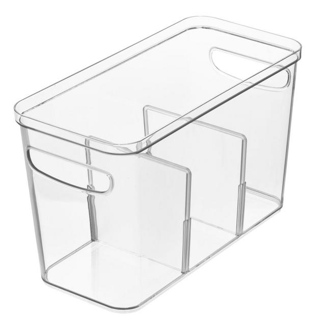 Squared Away™ 3-Section Divided Refrigerator Bin
