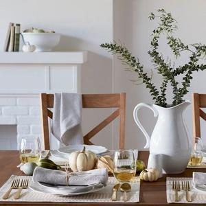 Scallop 16pc Dinnerware Set White - Threshold™