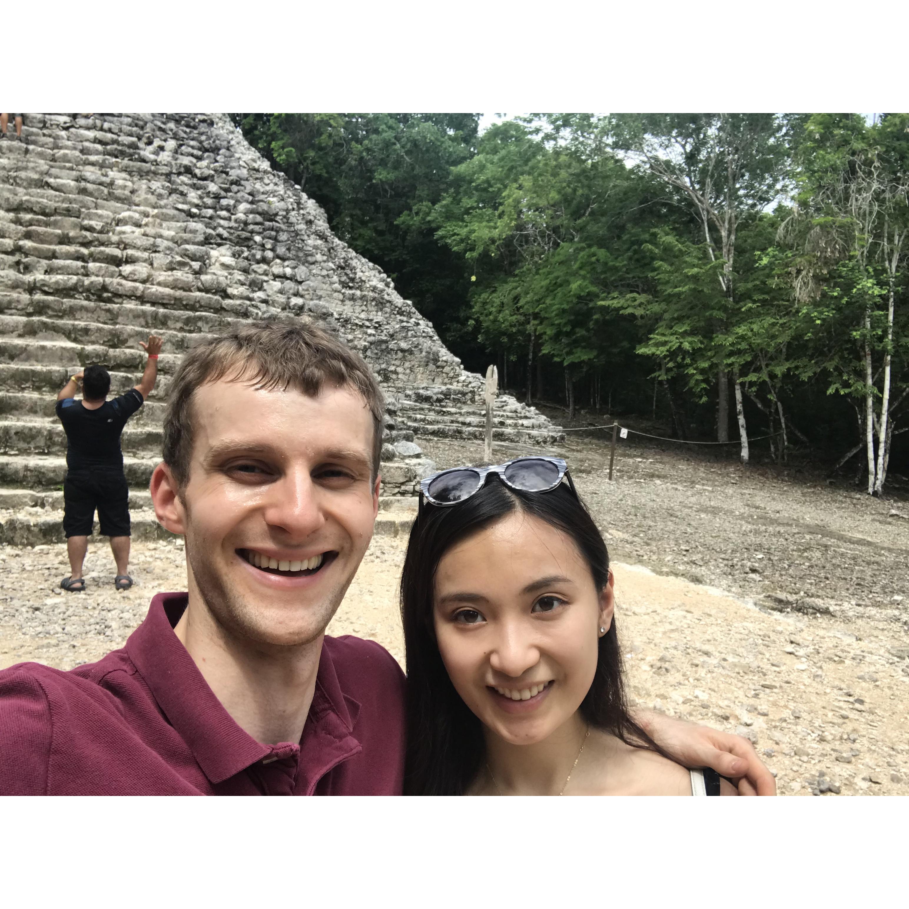 Our first international trip together to Mexico--when we first said "I love you" to each other.
