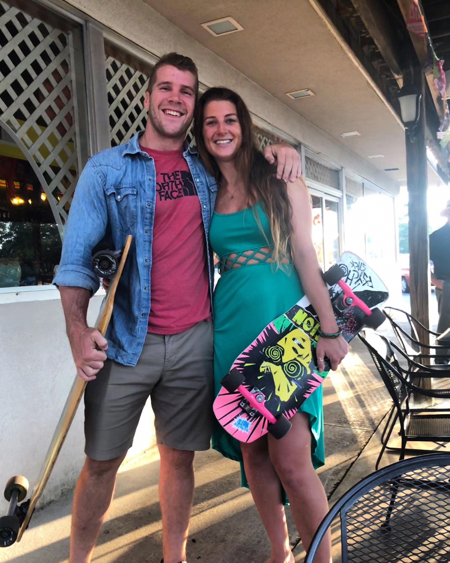 Our favorite mode of transportation on date nights.