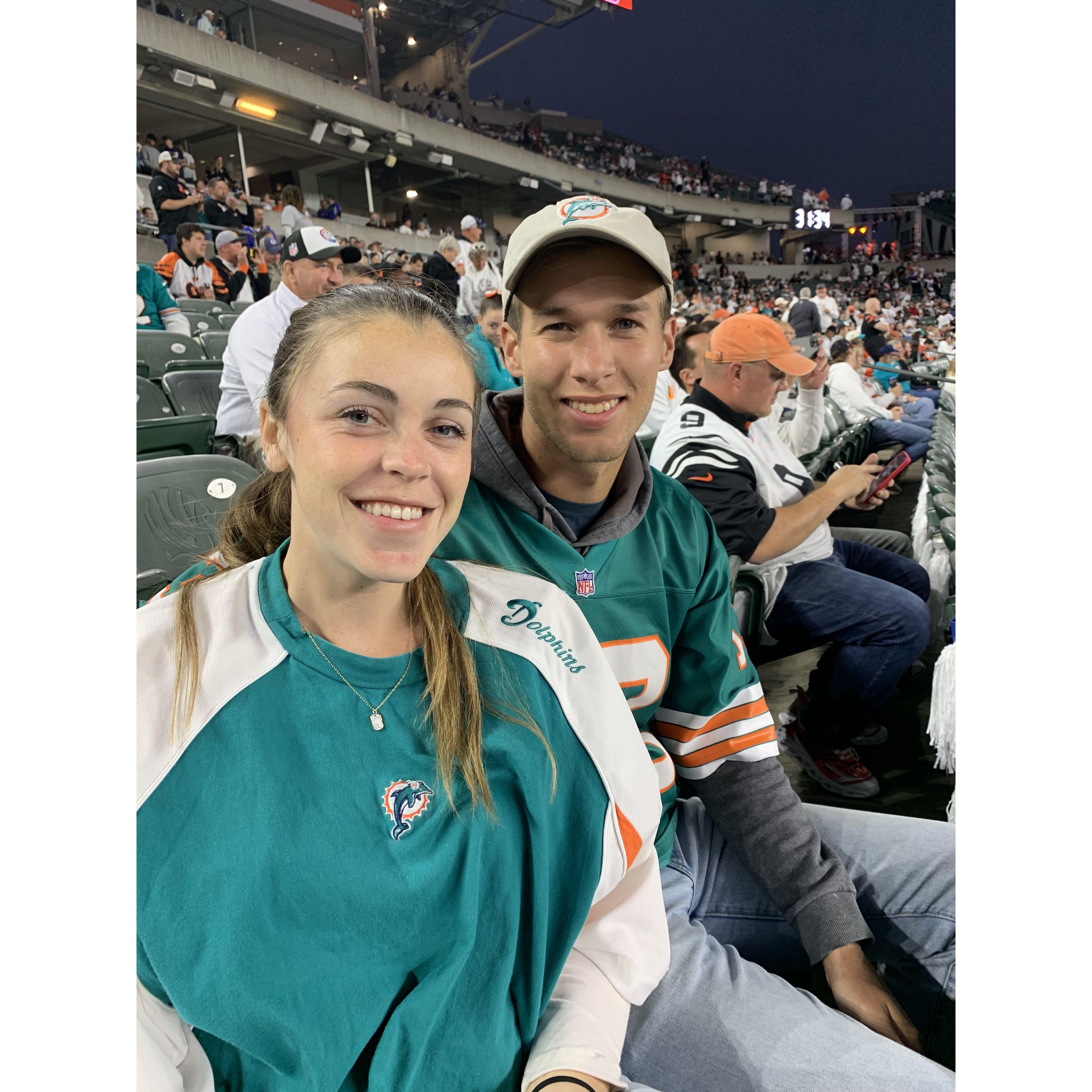 don't take Molly to a Dolphin's game