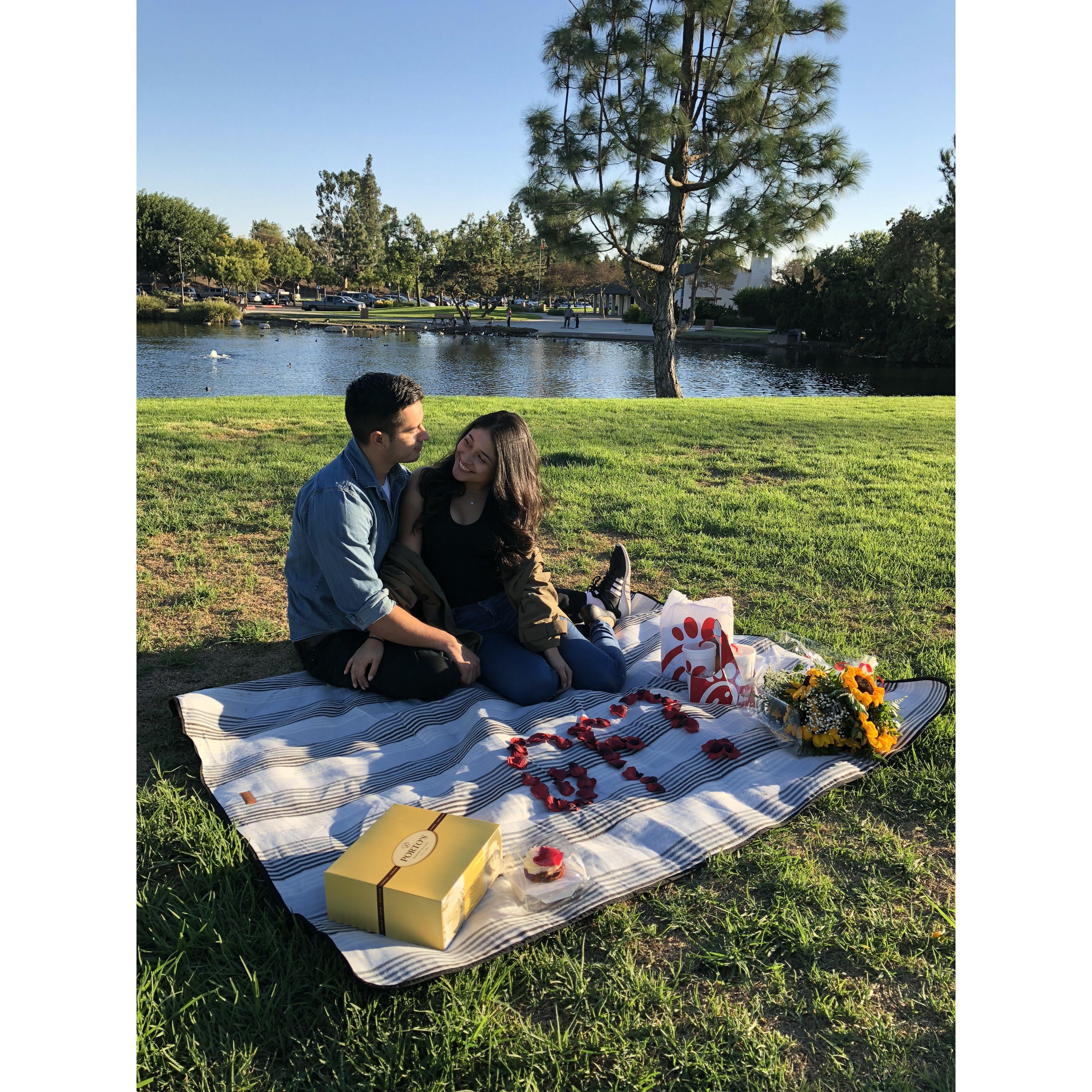 Anthony asked Julissa to be his girlfriend on April 9th 2018!