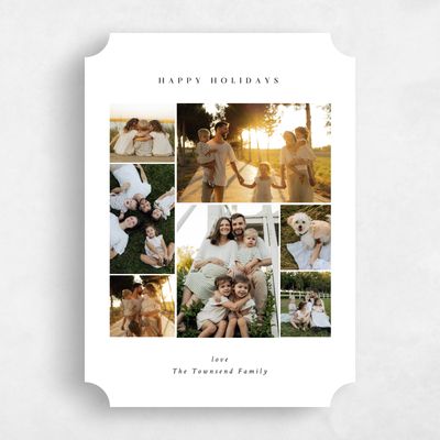 White Holiday Card - Lenox