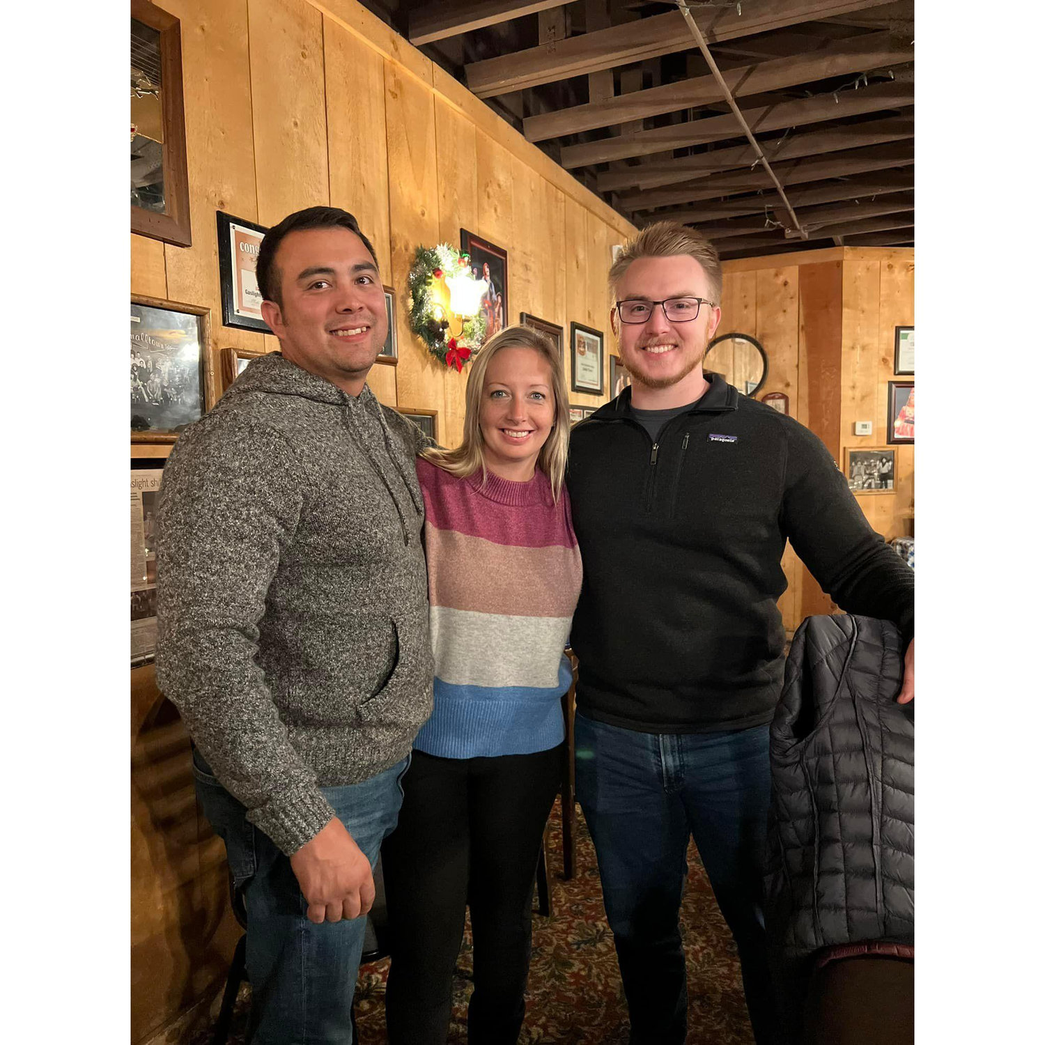 Luke came to visit for Thanksgiving