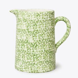 Tory Burch Spongeware Pitcher in Green
