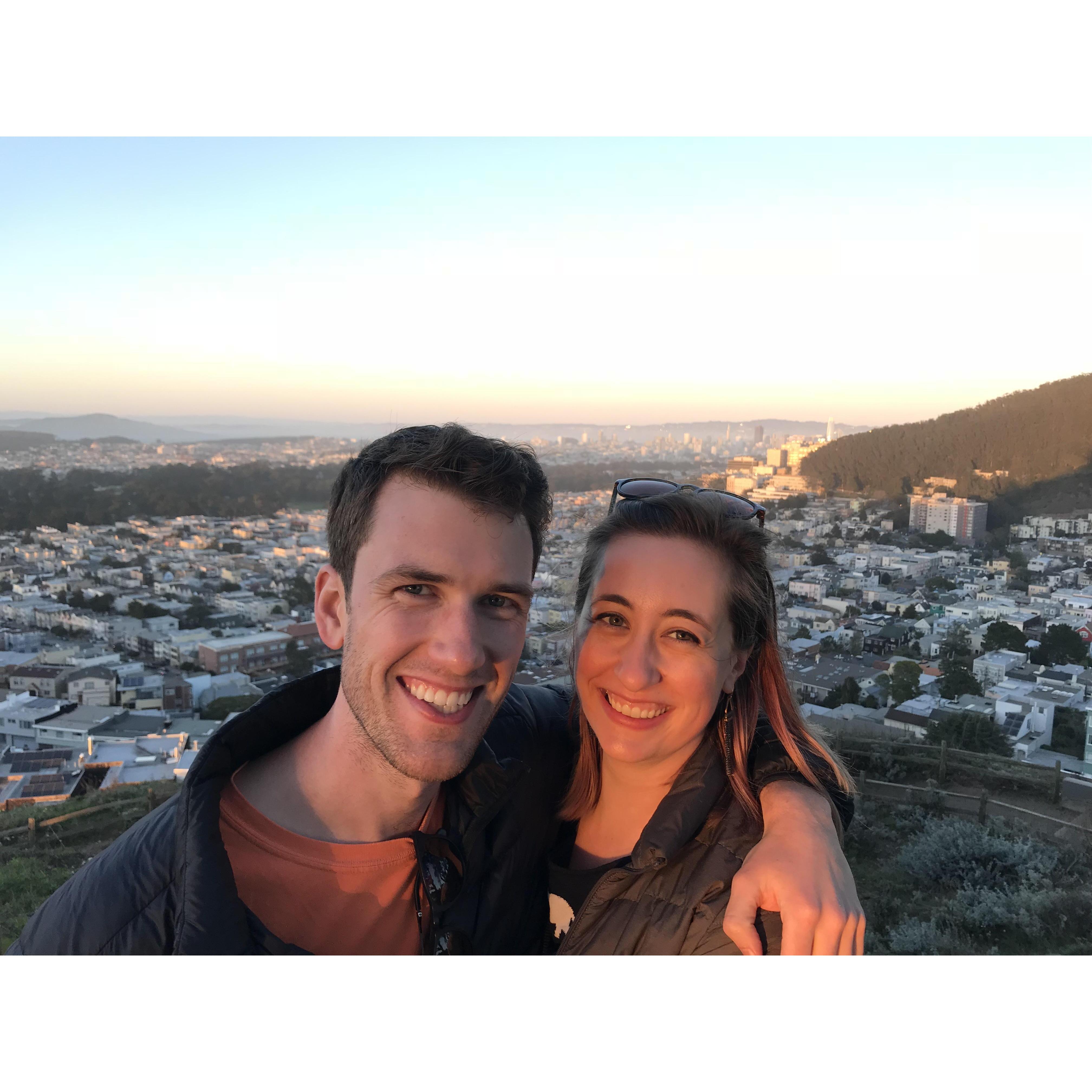 What a view! We're pretty sure this is SF