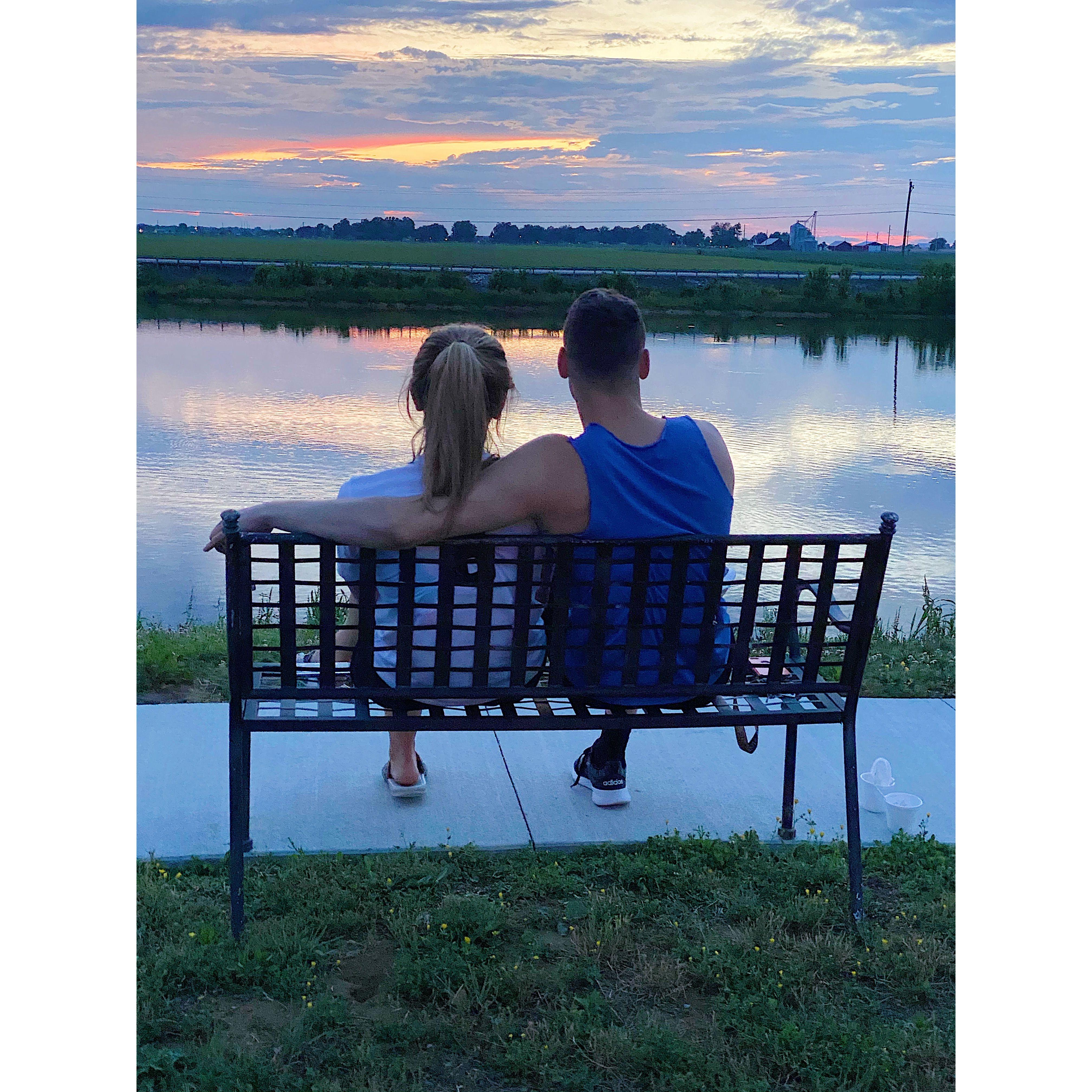 Our special spot where he proposed